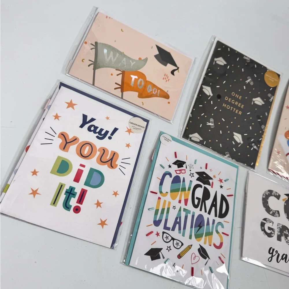 Lot of 8 Graduation Cards